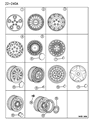 Diagram for 1993 Dodge Shadow Wheel Cover - 4684061