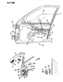 Diagram for 1993 Jeep Grand Wagoneer Door Hinge - 55033502