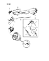 Diagram for Dodge Diplomat Ignition Switch - 3747529