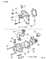 Diagram for 1992 Jeep Wrangler Water Pump - R4626054