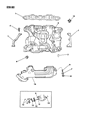 Diagram for Dodge Ram Wagon Exhaust Manifold - 4483939