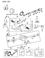 Diagram for 1989 Jeep Wrangler Pinion Bearing - J0807266