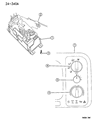 Diagram for 1997 Dodge Ram 2500 Blower Control Switches - 4882511