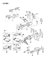 Diagram for Jeep Wagoneer Trunk Lock Cylinder - 83505068