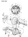 Diagram for Chrysler Town & Country Axle Shaft Seal - 4238789