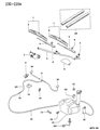 Diagram for 1992 Chrysler Town & Country Windshield Wiper - WB00000BAA
