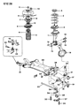 Diagram for Dodge Shadow Steering Knuckle - 4449452