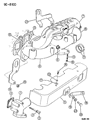 Diagram for 1997 Jeep Cherokee Exhaust Manifold - 4720204