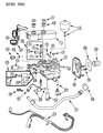 Diagram for 1991 Chrysler Town & Country HVAC Pressure Switch - 4485632