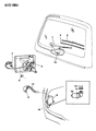 Diagram for 1992 Chrysler Town & Country Windshield Wiper - 4638751
