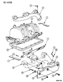 Diagram for 1995 Jeep Grand Cherokee Exhaust Manifold - 53009378