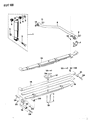 Diagram for 1990 Jeep Grand Wagoneer Leaf Spring Shackle - J5352863