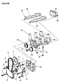 Diagram for Chrysler LeBaron Crankshaft Timing Gear - 4483486