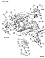 Diagram for 1995 Chrysler Town & Country Engine Mount - 4668127