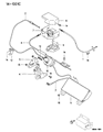 Diagram for 1999 Dodge Avenger Accelerator Cable - MB942965