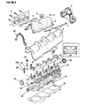 Diagram for 1992 Chrysler LeBaron Camshaft Plug - 4343903