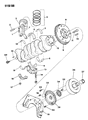 Diagram for Dodge Shadow Piston Ring Set - 4626636