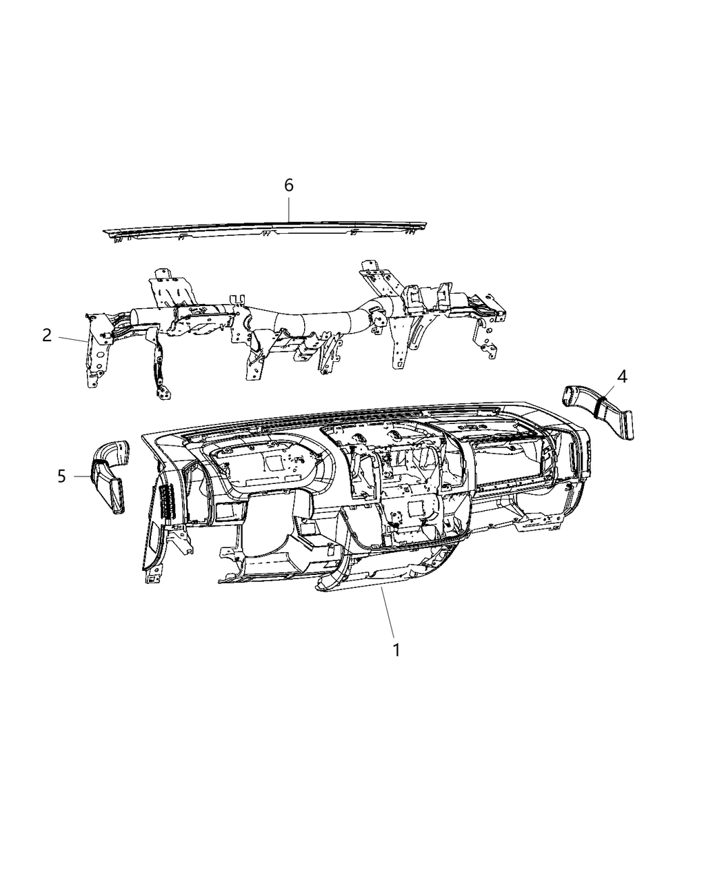 Mopar 1XC07JXWAE INSTRUMEN-Instrument Panel