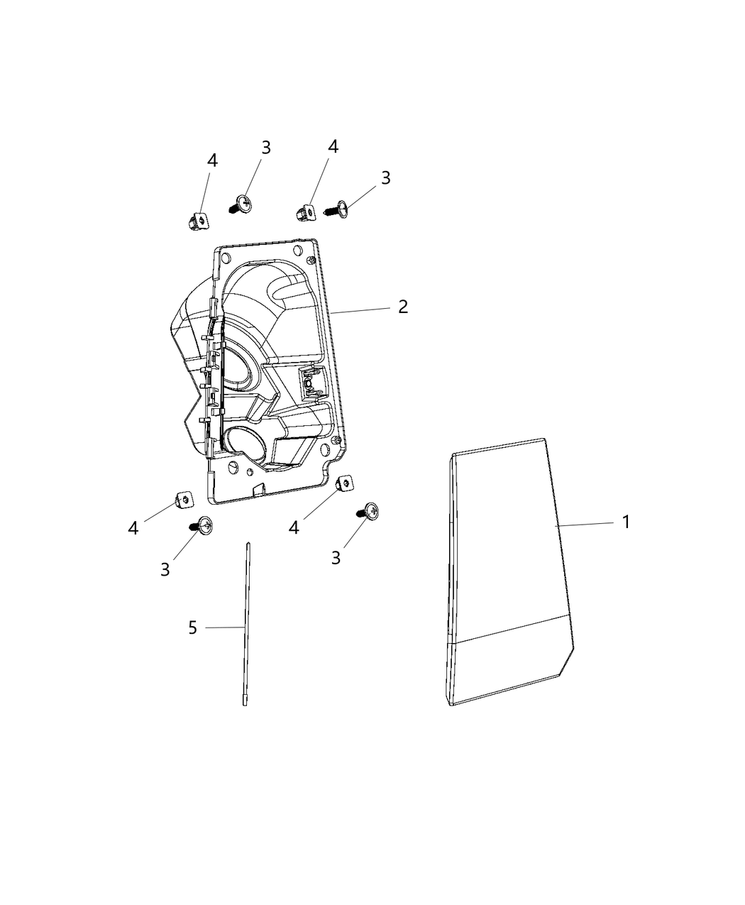 Mopar 5XP08KBUAC Door-Fuel Fill