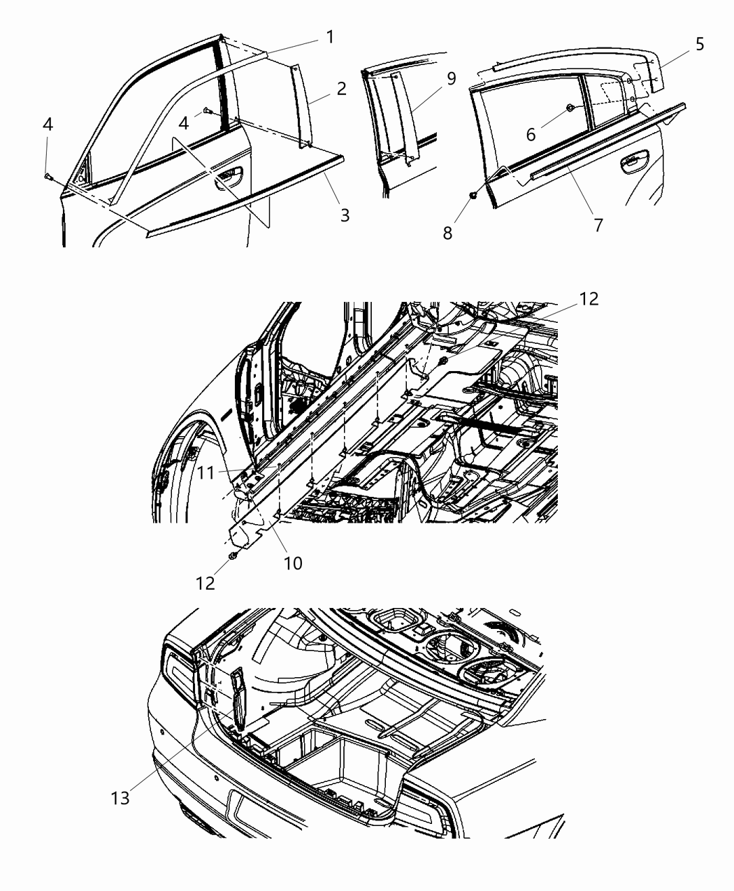 Mopar 1LP86TZZAF CLADDING-SILL