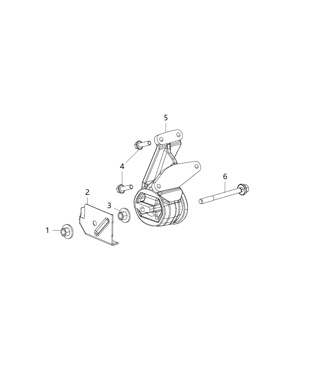 Mopar 68089042AC INSULATOR-Engine Mount