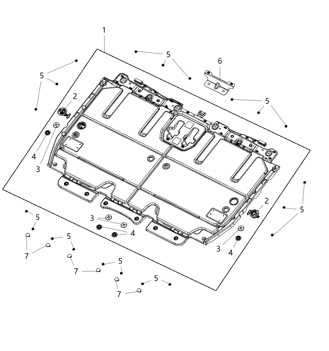 Mopar 68279265AB Bracket-Close-Out