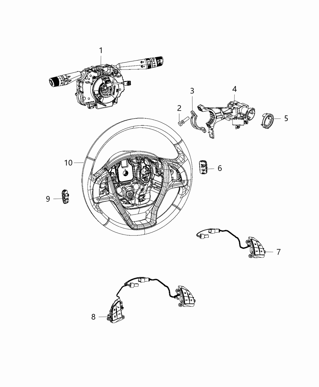 Mopar 6KD84LXHAA Module-Steering Control