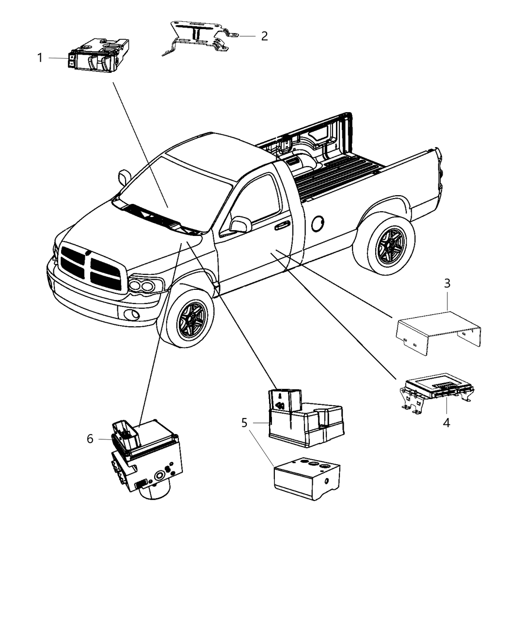 Mopar 56029593AD Module-Air Suspension