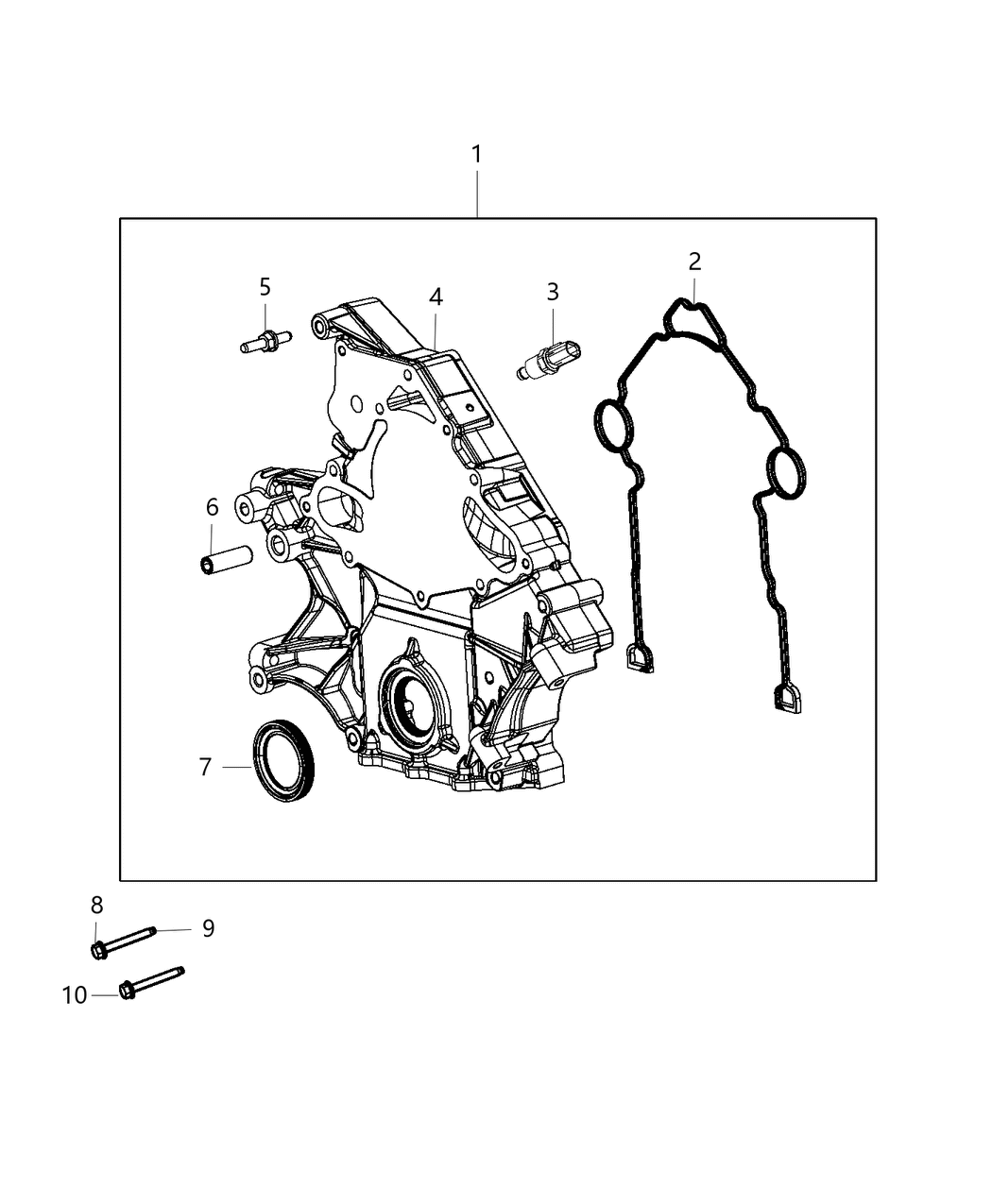 Mopar 68165888AD Cover-Timing Case