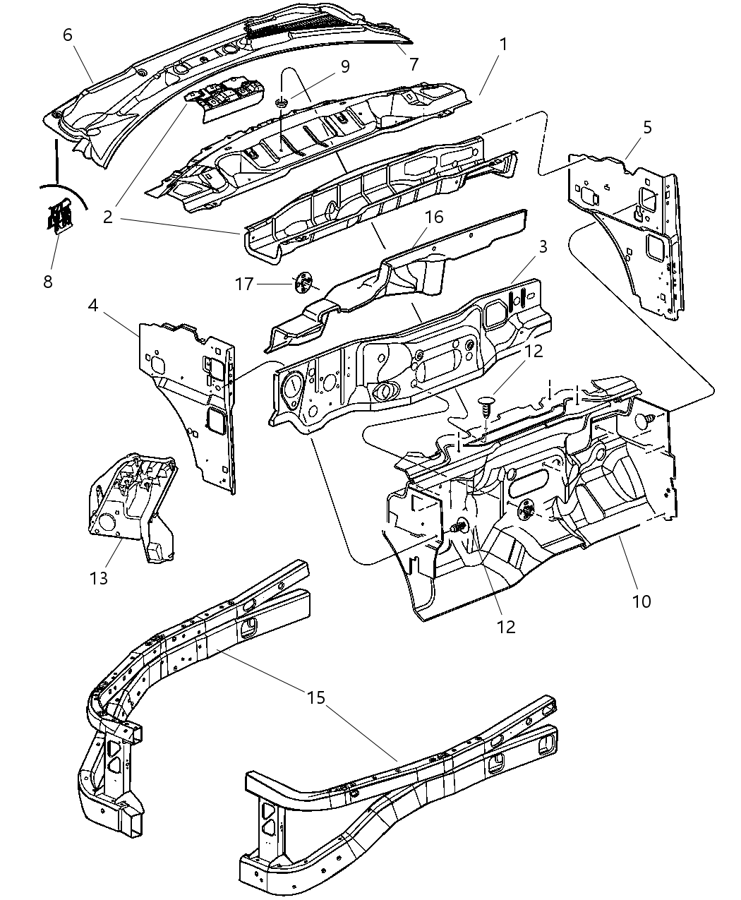 Mopar 55362451AE Panel-Dash