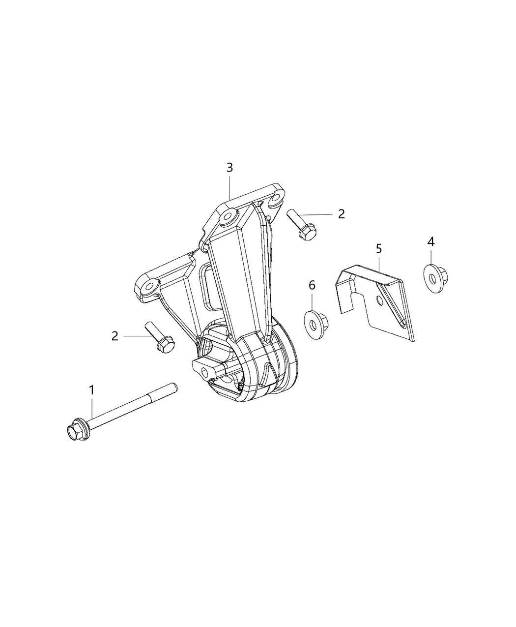 Mopar 68248785AB INSULATOR-Engine Mount