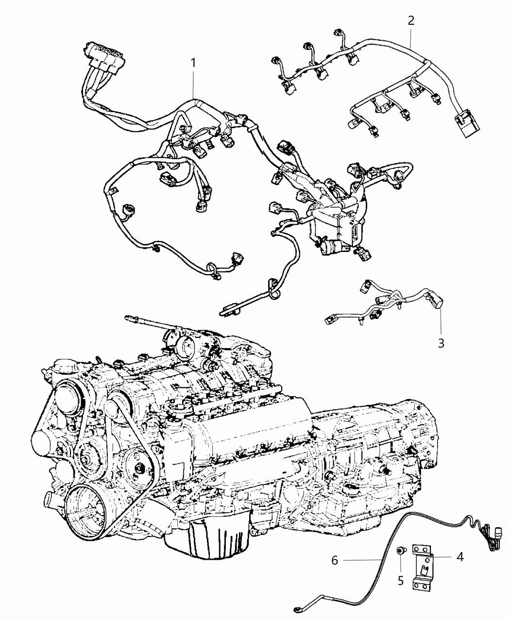 Mopar 68164385AB Wiring-Engine