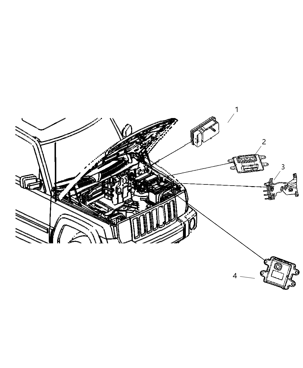 Mopar 4692024AG Module-Front Control