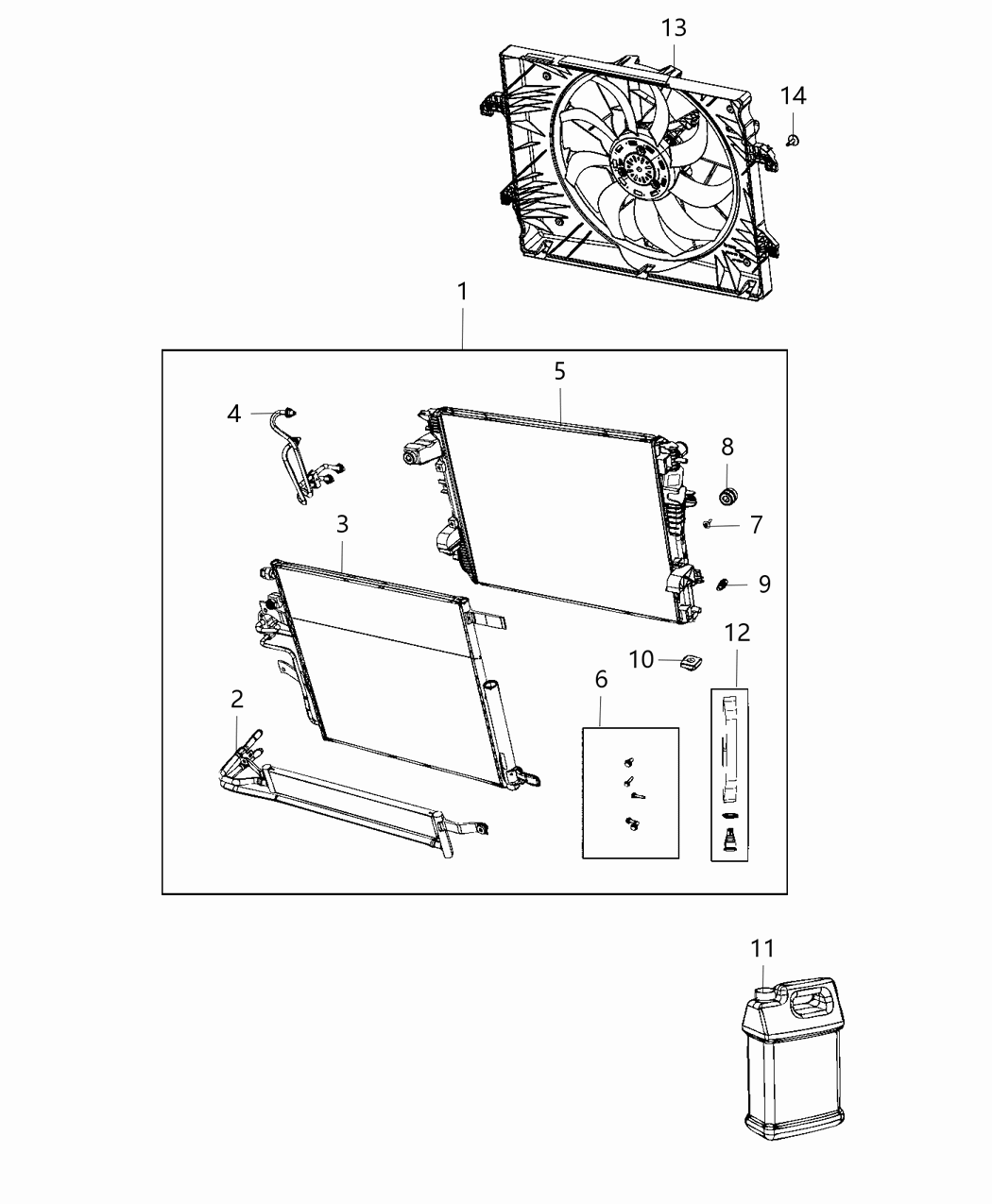 Mopar 68268591AC Cooling