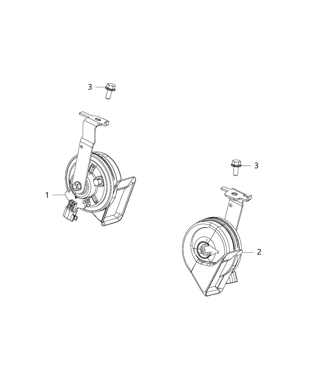 Mopar 68404302AA Horn