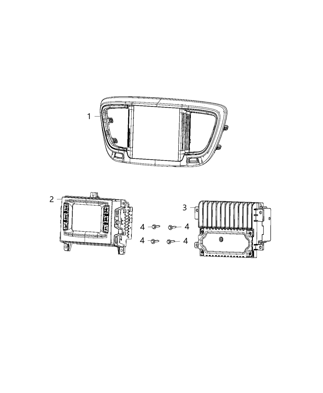 Mopar 68298683AE Radio-Multi Media