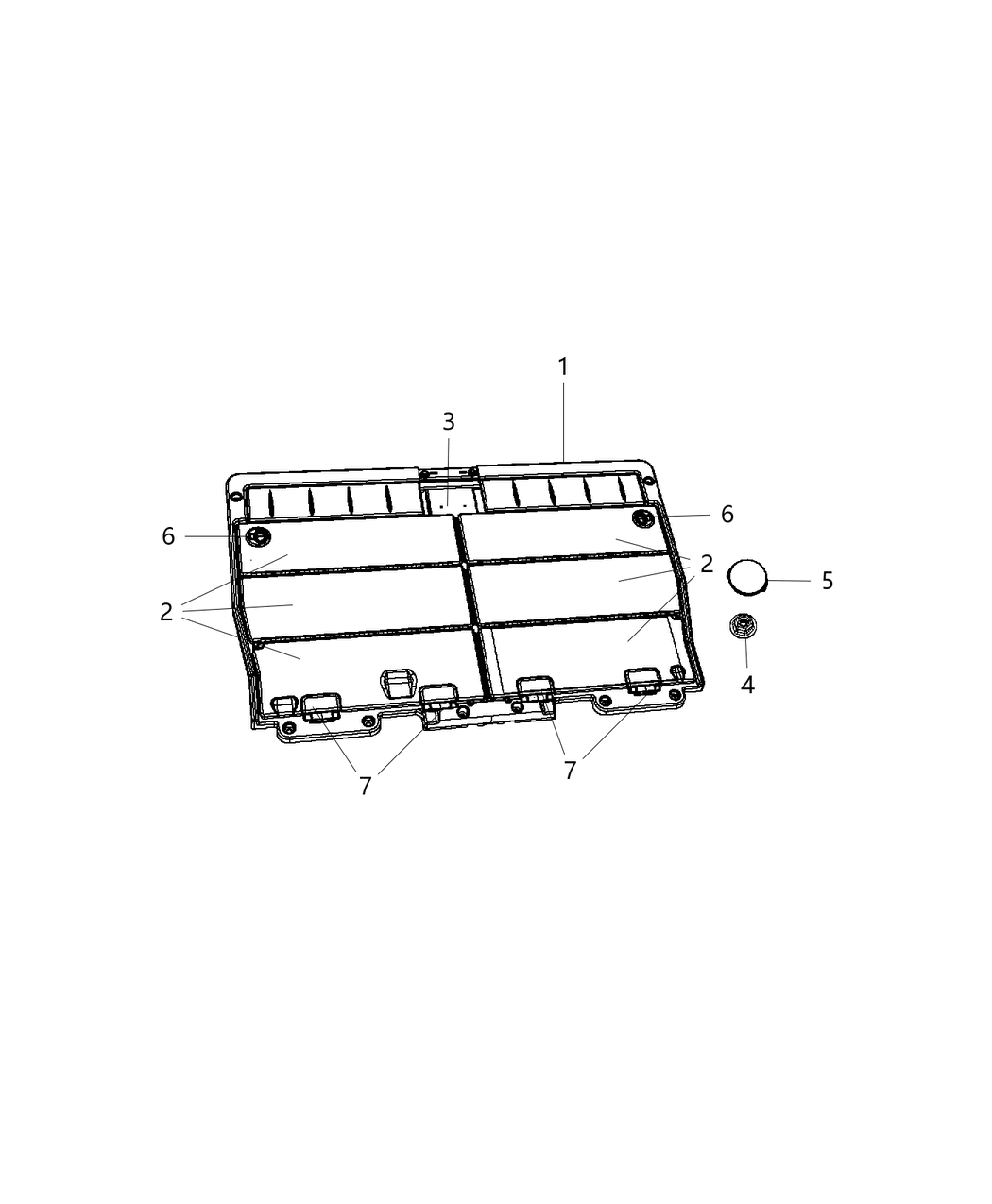 Mopar 5XQ69DX9AC Door-Load Floor