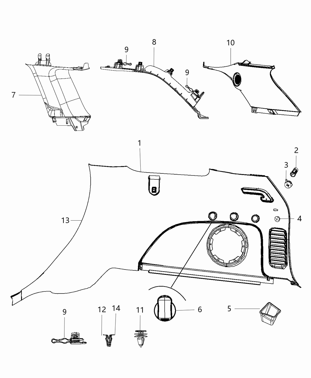 Mopar 1TK074XLAA Storage