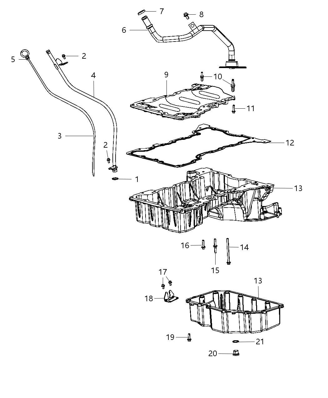 Mopar 68147549AA Oil Pickup