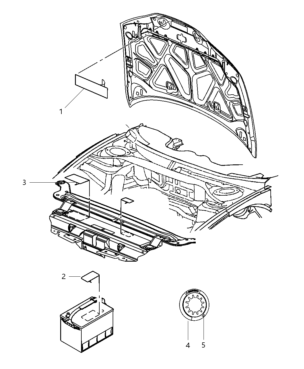 Mopar 68470512AA Label-Vehicle Emission Control In