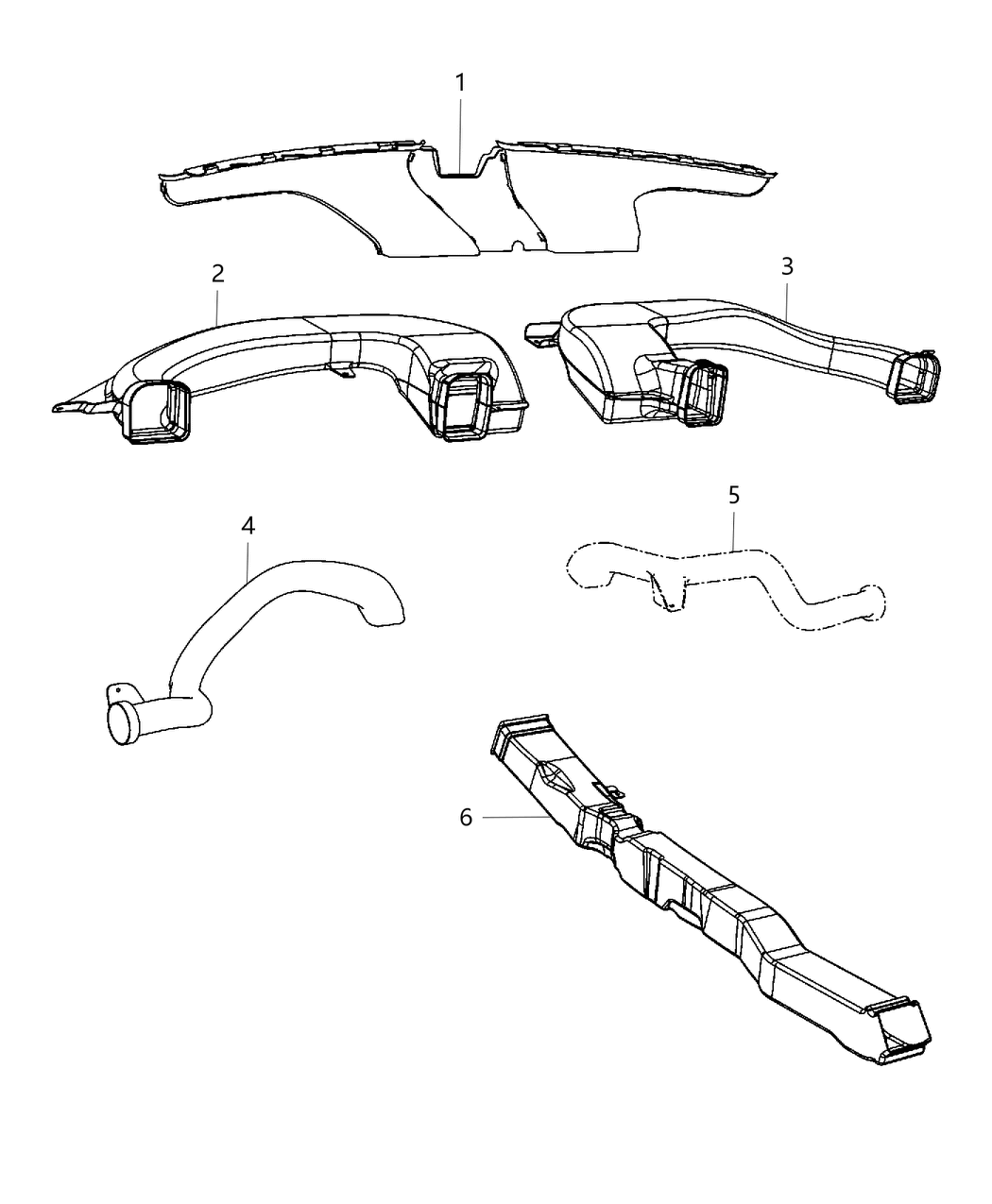 Mopar 68138266AB Duct-A/C Outlet