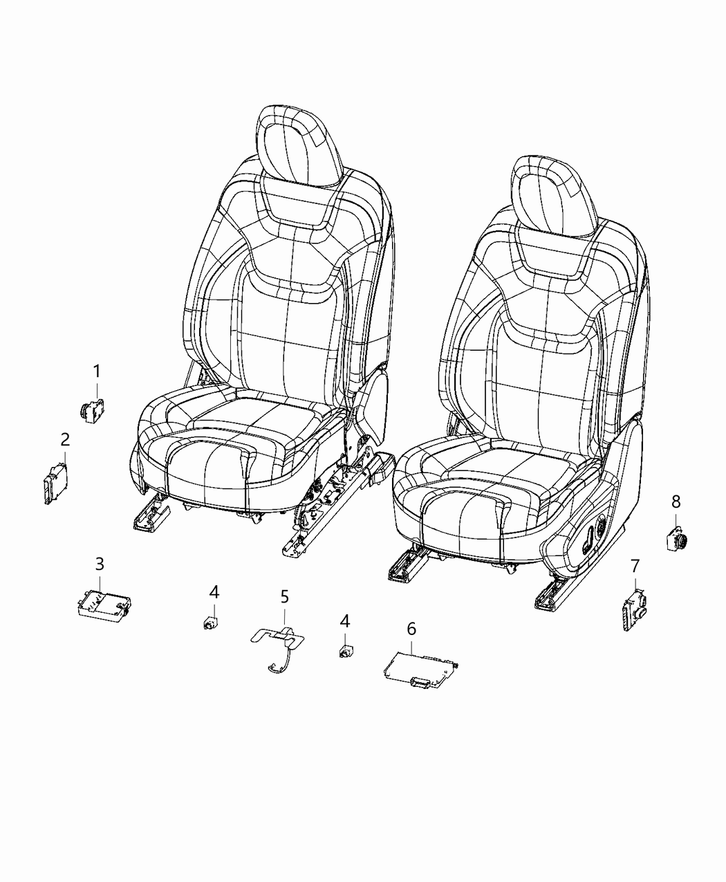 Mopar 68410459AC Module-Heated Seat