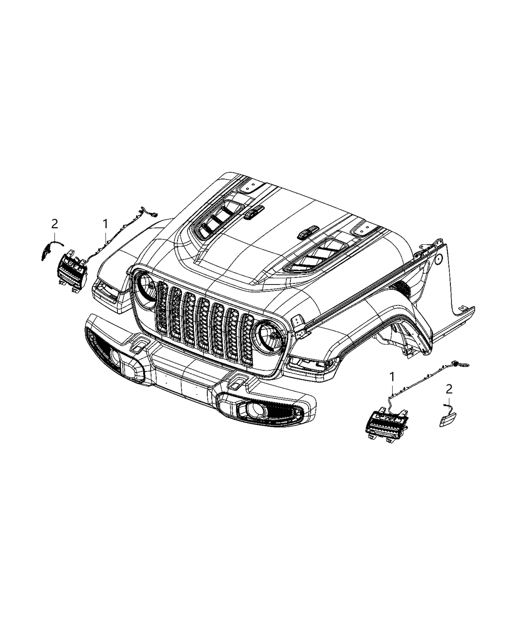 Mopar 68307244AF Lamp-Park And Turn Signal