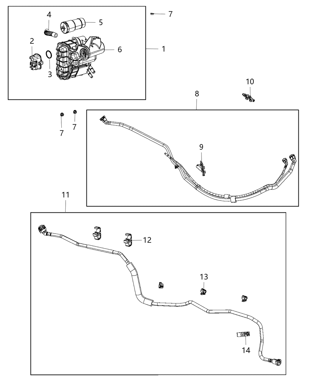 Mopar 68152022AE CANISTER-Vapor