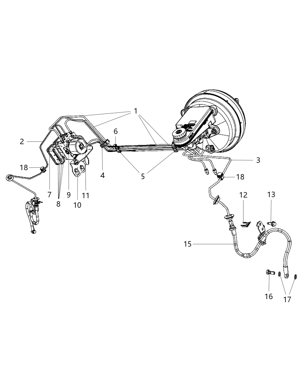 Mopar 5085568AD Bundle-Brake