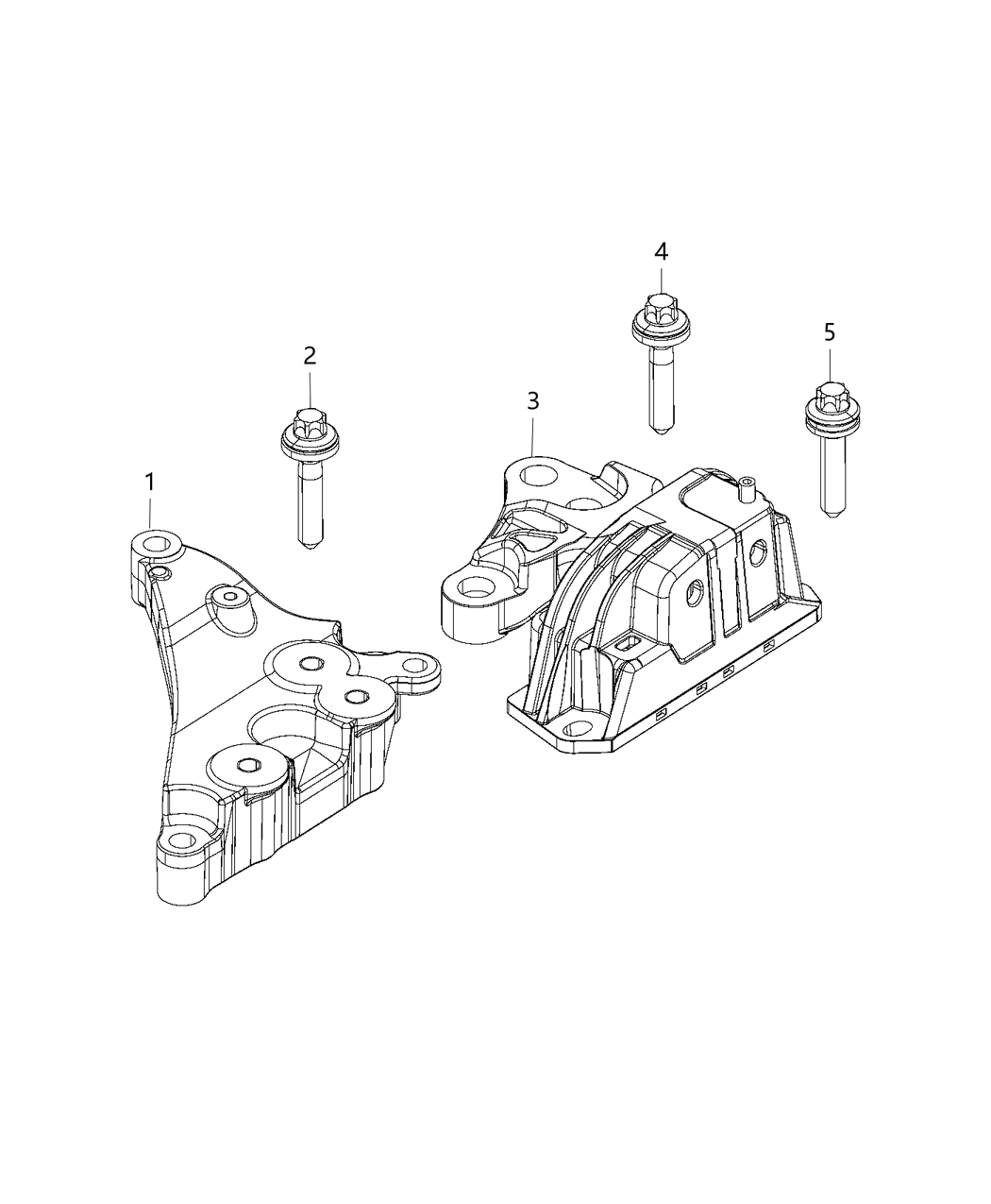 Mopar 68277109AA ISOLATOR-Engine Mount