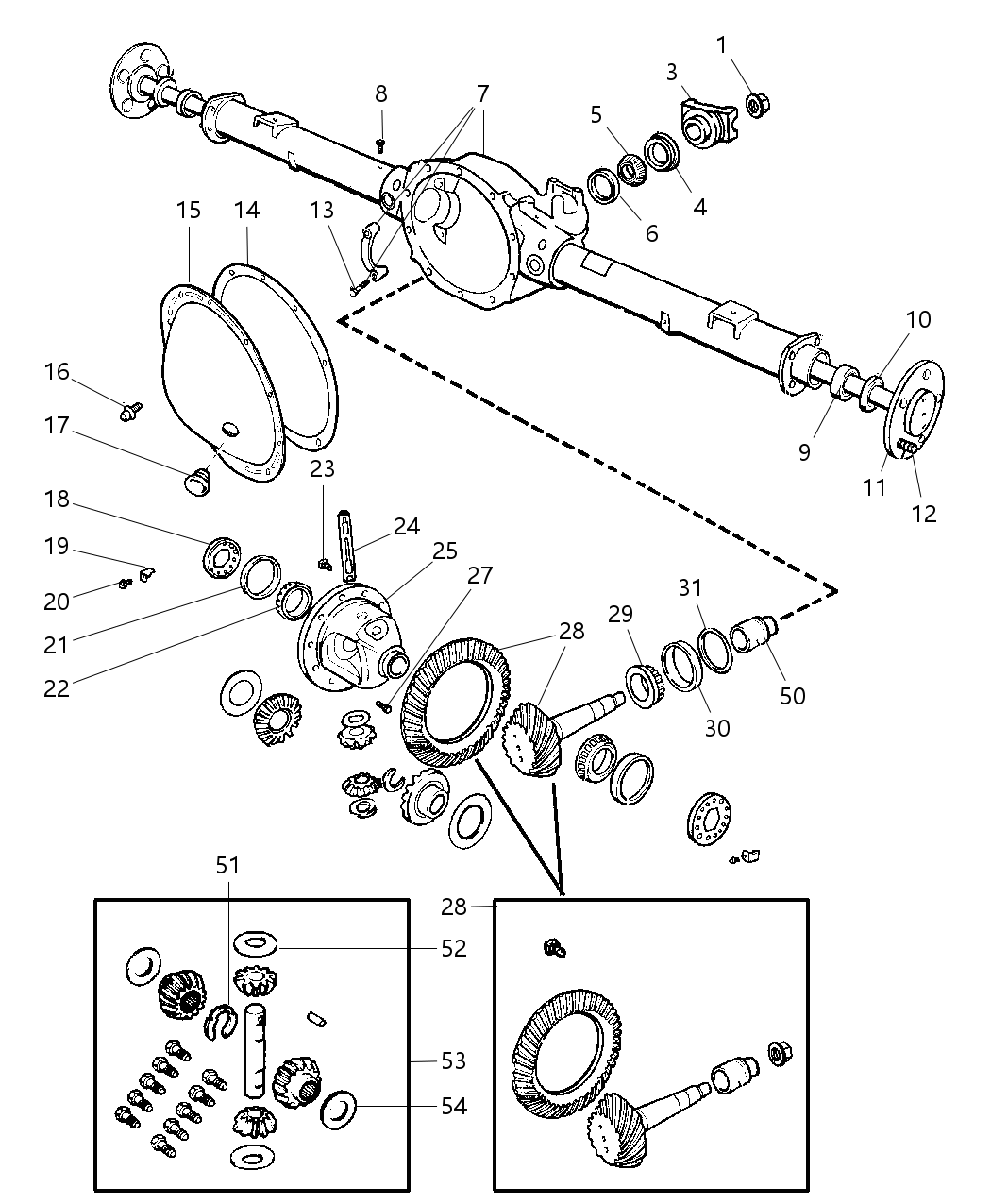 Mopar 5102028AE Housing-Axle