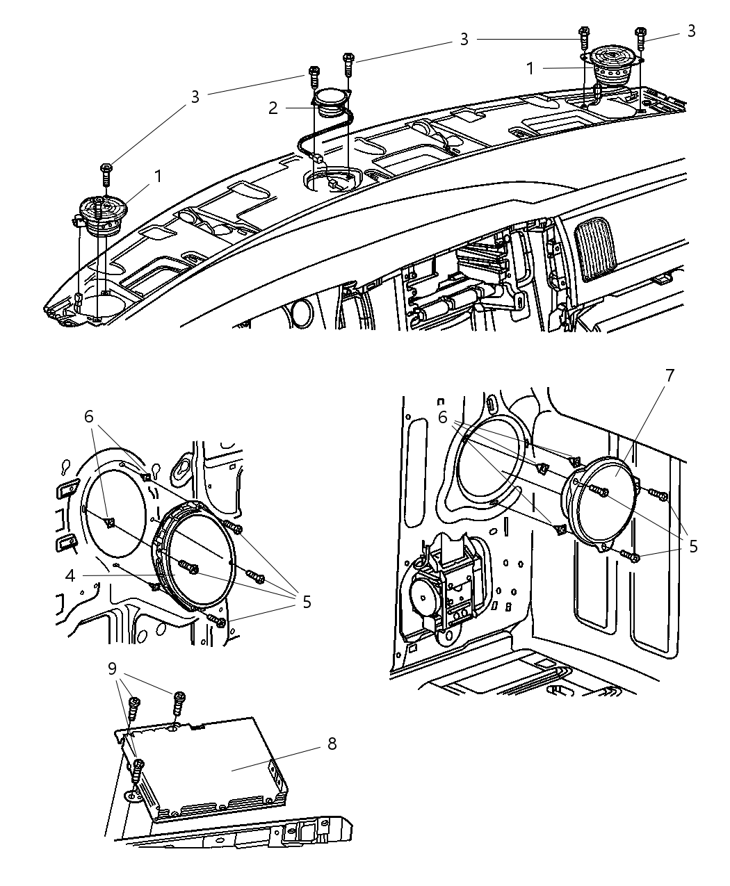 Mopar 56043136AF Amplifier-Radio