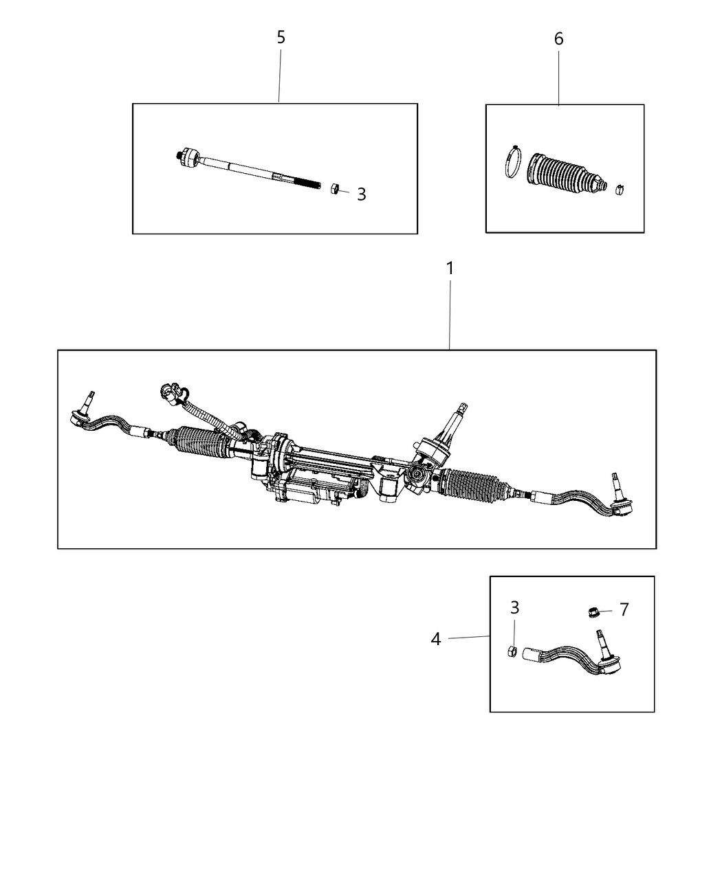 Mopar 68321641AB Gear-Rack And Pinion