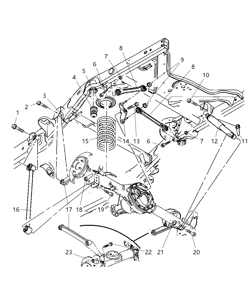 Mopar 52855335AC ABSORBER-Suspension